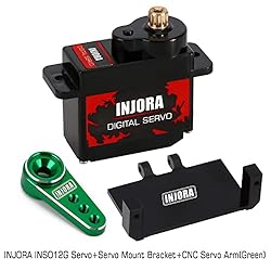INJORA RC Servo 12g Digital V2 Servo with Metal