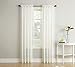 No. 918 Erica Crushed Sheer Voile Rod Pocket Curtain Panel, 51