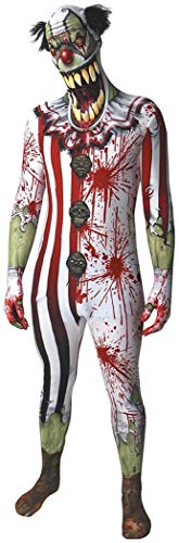 Zombie Clown Jaw Dropper Morphsuit Adult Costume