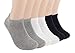 FORMEU Unisex Solid Cotton Everyday Low Cut No Show Ankle Casual Socks 6-Pack