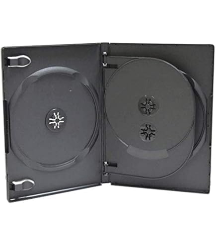 MegaDisc New 1 Black Multi Twelve Tray DVD Case Box 33mm 12 Discs