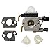 Poweka Replace Zama Carburetor Primer Bulb  Carb Gasket For STIHL FS38 FS45 FS46 FS55C FS55R KM55 HL45 C1Q-S71 C1Q-S97 A C1Q-S143 C1Q-S153 C1Q-S186 C1Q-S18