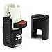LolliZ® Stamp Thumbs UP (Contour) Round Self-Inking Teacher Stamp with Lid. RED Color, Laser Engraved Rubber, Contoured Design