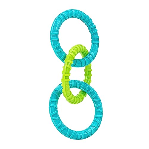 Wham-O Pets Jazwares Chewla-Hoop - Cadena de remolcador de 3 Anillos, Juguete para Perros Tug-of-War