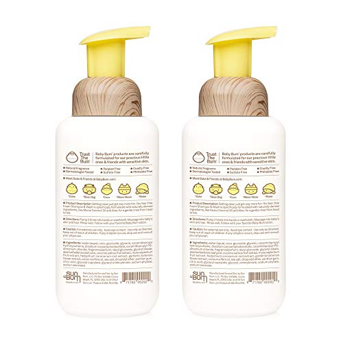Baby Bum Shampoo & Body Wash Natural Fragrance Tear Free Foaming