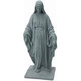 EMSCO Group Virgin Mary Statue – Natural Appearance – Made of Resin – Lightweight – 34” Height