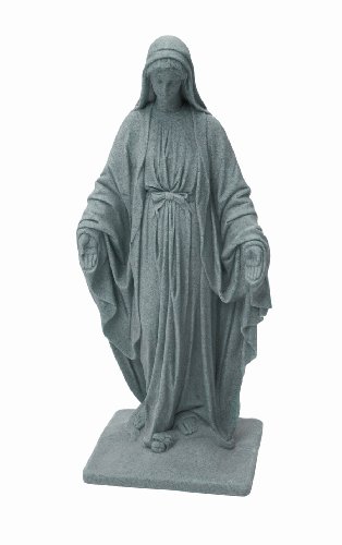EMSCO Group Virgin Mary Statue â€“ Natural Appearance â€“ Made of Resin â€“ Lightweight â€“ 34â€ Height