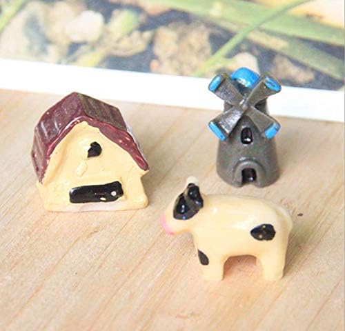 XiZiMi Micro Landscape Decoration Eco DIY Meat Decoration Mini Cute Animal Three-Piece Small Jewelry Decoration