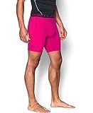 Under Armour Men's HeatGear Armour Compression Shorts - Mid, Tropic Pink (654), XX-Large