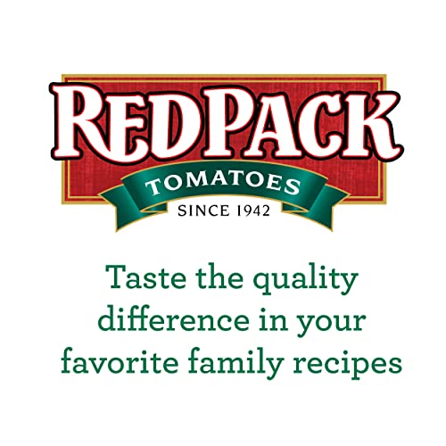 Redpack Crushed Tomatoes in Puree with Basil, Garlic, and Oregano