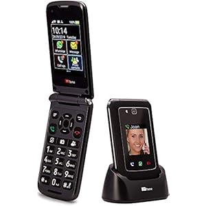 TTfone-Titan-TT950-Whatsapp-3G-Touchscreen-Senior-Big-Button-Flip-Mobile-Phone-Easy-and-Simple-to-Use TTfone Titan TT950 Whatsapp 3G Touchscreen Senior Big Button Flip Mobile Phone - Easy and Simple to Use, Black