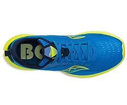 Saucony Women's Kinvara 13 Sneaker, Blue/Yellow, 5