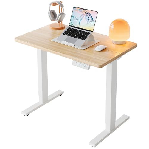 HUANUO höhenverstellbarer Schreibtisch 80x48cm mit 4 Memory-Steuerung