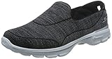 Skechers Performance Women's Go Walk 3 Super Sock 3 Walking Shoe, Black, 8.5 M US