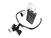 Zgood Portable Surgical Binocular Loupes 2.5X420mm Optical Glass + 3W LED HeadLight (Black)