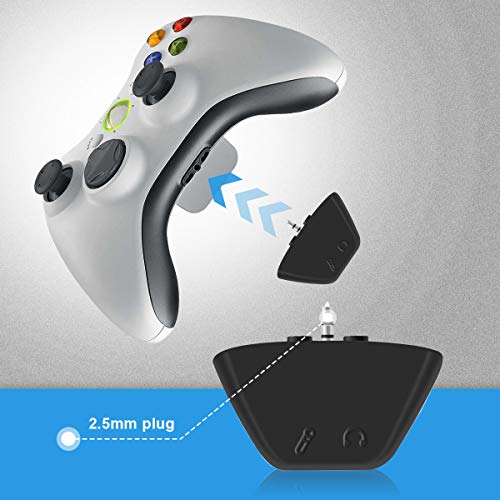 Lenink PC Headphones Headset Earphone Headphone Converter Adapter Compatible with Xbox 360 Controller