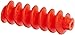 Ajax Scientific - ME213-0000S Plastic Gear Worm, 0.82cm Diameter x 2.46cm Length, Small, Red (Pack of 10)