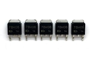 XYWSH 5PCS L78M08 78M08 CJ78M08 TO-252 Linear Voltage Regulators 5.0V 0.5A