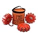 SeeMe LED Road Flares 3 Pack by Road Trips Ready - Waterproof Magnetic Emergency Hazard Flashing Disc Lights with Flashlight, Storage Bag, and Batteries - for Cars, Trucks, Jeeps, RVs, Boats, Bikes