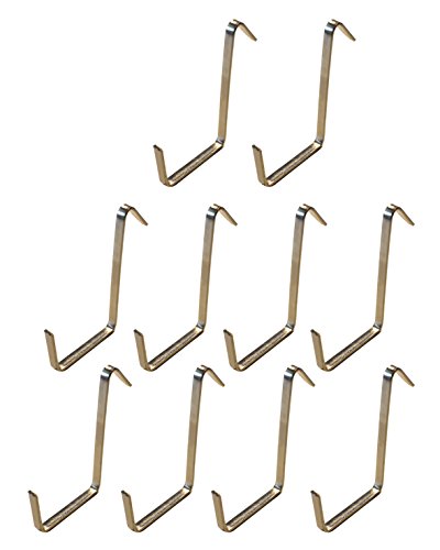 Compono 10 pack over the door metal hook for pocket chart, clothe…