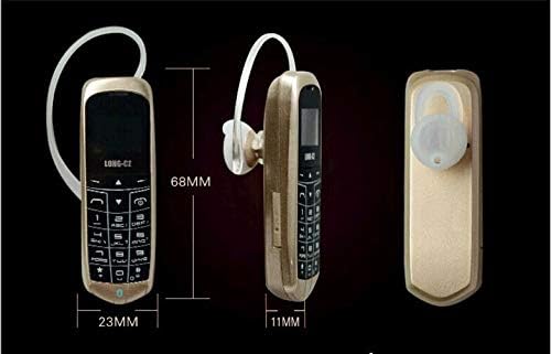 Codomoxo - Long-CZ J8 - unlock mini mobile phones - intelligent Bluetooth dialler earphone - 0.66 inches - single SIM card - MP3 - SMS - low radiation cell phones