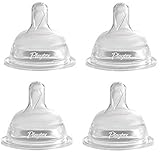 Playtex NaturaLatch Nipple, Medium Flow, 4-Count