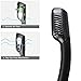 Whale Black Dry snorkel with Comfortable Silicone Mouthpiece and Purge Valve for Snorkeling and Scuba Diving