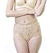 Defang Women's Padded Seamless Panties Breathable Enhancer Shapewear Butt Removable Lightly Padded Underwear (XL, Beige)