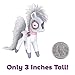 Vamplets Ghost Pony Minifigure from Ride This Little Pony Across Magical Worlds – Soft & Flexible Plastic Mini Figure Toy – 3