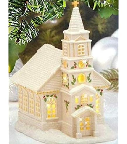 Amazon.com: Lenox Christmas Village LED Church : Home & Kitchen
