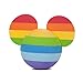 Disney Parks Exclusive Rainbow Mickey Ears Car Antenna Topper
