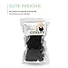 CYWLIFE 12-14MM Large Hair Ties Bands for Women Girls Men for SUPER Thick Curly Heavy Hair, 20 PCS Black, No Crease Seamless Ponytail Holders Scrunchie, No Damage No Slip Soft Hair Elastics