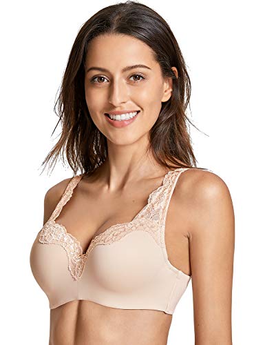 Women's Balconette Bras Underwire Lightly Padded Support T Shirt Bra