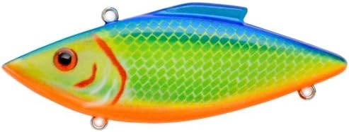 Bill Lewis Lures Lifelike Vibrations Rat-L-Trap 1/2 OZ Lipless Crankbait Fishing Wobble Sinking Lure for Black Bass, Trout, Walleye, Pike, Salmon, Oxbow