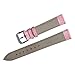 12mm Women's Pink Genuine Replacement Leather Watch Band Alligator Grain 6.89cm Length