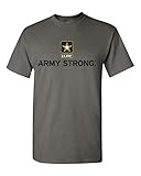 Artix Army Strong US Army Unisex T-Shirt Cool Shirts X-Large Dark Heather