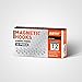 12LB Magnetic Hooks, Heavy Duty Magnet Hook with Strong Neodymium Magnet Hook for Home, Kitchen, Workplace, Office and Garage - 15 Pieces (12-LB)