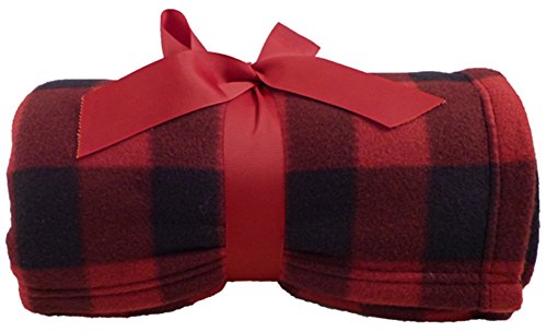 Simplicity Super Soft Warm Plaid Patterned Polar Fleece Blanket Throw 50