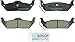 BOSCH BC1012 QuietCast Premium Ceramic Disc Brake Pad Set - Compatible with Select Ford F-150; Lincoln Mark LT; REAR