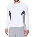 Under Armour Men's CoolSwitch Long Sleeve Compression Shirt, White/Graphite, Large