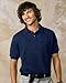Hanes adulto EcoSmart Jersey Polo, X-Large, Black