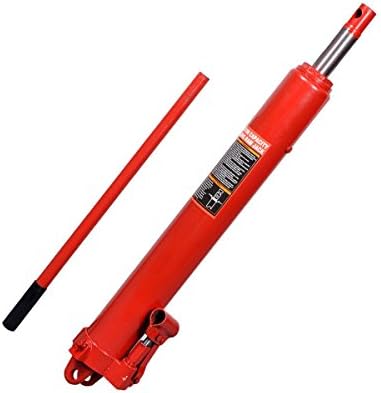 New 8 Ton Long Manual Hydraulic Ram Jack Engine Lift Hoist Cherry Picker