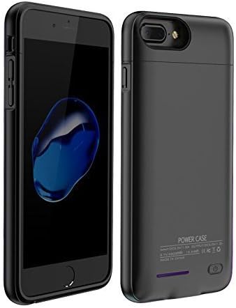 4200Mah Battery Charger Case For Both iPhone7Plus and iPhone 6(S) Plus 5.5" Battery Case Rechargeable Backup Battery Power bank Charger Case,Magnet bracket (Black 5.5" iPhone 7 plus/ 6 plus/6S plus)