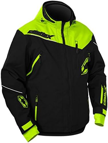 Castle X Rival Back Country Mens Snowmobile Jacket - Black/Hi-Vis - LRG
