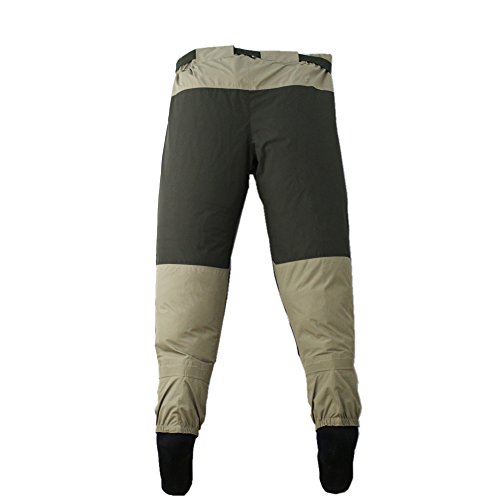 Atmungsaktiv Angelbekleidung Watstiefel Angel Angelhose Fliegen Wathose Hose Dauerhafte Wetterfeste Waten Wathose Herren… – Bild 3