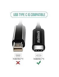 nekteck concentrador USB Type-C a USB 3.0 Hub con 4 puertos USB-A para Nuevo MacBook, Chromebook Pixel y más portátiles y PCs