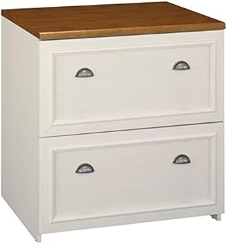 Amazon Com Bowery Hill 2 Drawer Lateral File Cabinet In Antique