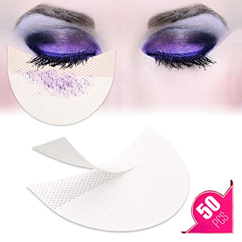 TailaiMei 120 Pcs Eyeshadow Shields, Eyeshadow Stencil for Prevent Makeup Residue, Lint Free Gel Pad for Eyeliner, Eyelash Extensions and Lip Makeup