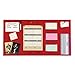 STEELMASTER Magnetic Board with Dry-Erase Pad, Pen and Magnets, 14 x 30 Inches, Red (270163007)