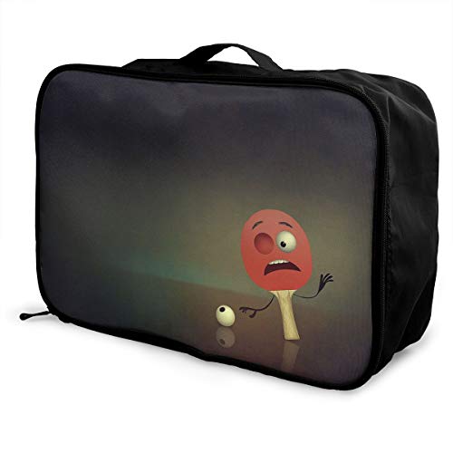 Travel Luggage Duffle Bag Lightweight Portable Handbag Table Tennis Large Capacity Waterproof Foldable Storage Tote